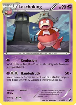 Karte Laschoking aus Erforscher der Finsternis, Nummer 49/108
