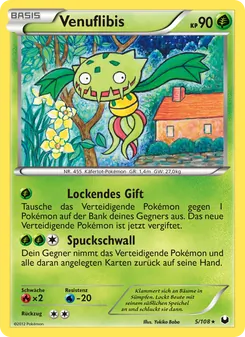 Karte Venuflibis aus Erforscher der Finsternis, Nummer 5/108