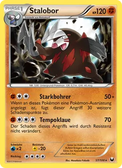 Karte Stalobor aus Erforscher der Finsternis, Nummer 57/108
