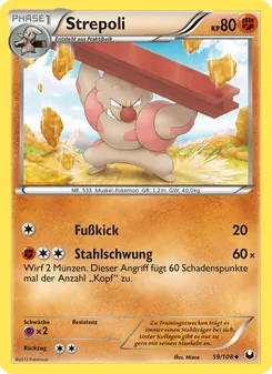 Karte Strepoli aus Erforscher der Finsternis, Nummer 59/108