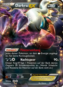 Karte Darkrai-EX aus Erforscher der Finsternis, Nummer 63/108