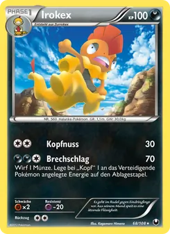 Karte Irokex aus Erforscher der Finsternis, Nummer 68/108