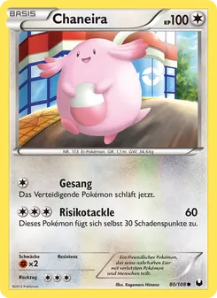 Karte Chaneira aus Erforscher der Finsternis, Nummer 80/108