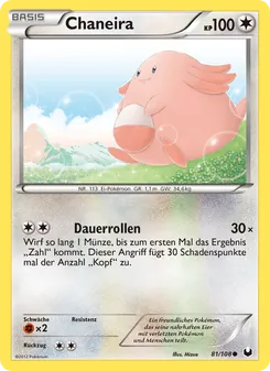 Karte Chaneira aus Erforscher der Finsternis, Nummer 81/108