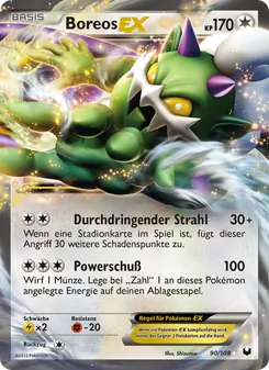 Karte Boreos-EX aus Erforscher der Finsternis, Nummer 90/108