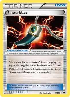 Karte Finsterklaue aus Erforscher der Finsternis, Nummer 92/108