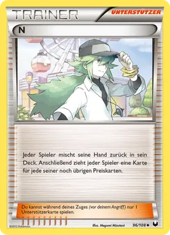 Karte N aus Erforscher der Finsternis, Nummer 96/108
