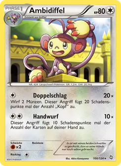 Karte Ambidiffel aus Hoheit der Drachen, Nummer 100/124