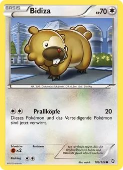 Karte Bidiza aus Hoheit der Drachen, Nummer 106/124