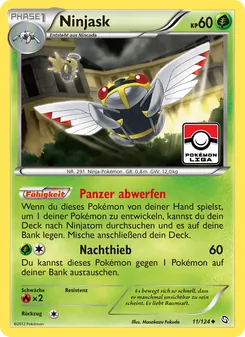 Karte Ninjask aus Hoheit der Drachen, Nummer 11/124