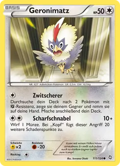 Karte Geronimatz aus Hoheit der Drachen, Nummer 111/124