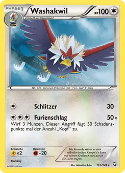 Karte Washakwil aus Hoheit der Drachen, Nummer 112/124