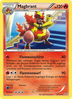 Karte Magbrant aus Hoheit der Drachen, Nummer 21/124