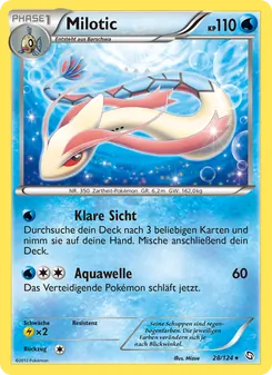 Karte Milotic aus Hoheit der Drachen, Nummer 28/124