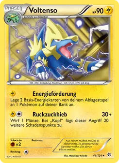 Karte Voltenso aus Hoheit der Drachen, Nummer 44/124