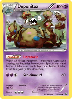 Karte Deponitox aus Hoheit der Drachen, Nummer 54/124