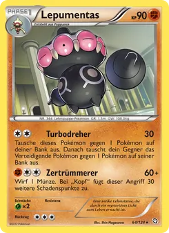Karte Lepumentas aus Hoheit der Drachen, Nummer 64/124
