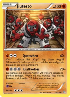Karte Jiutesto aus Hoheit der Drachen, Nummer 68/124