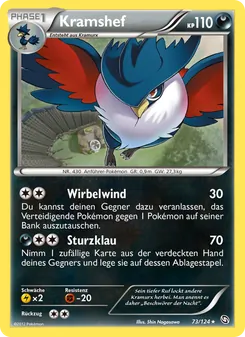 Karte Kramshef aus Hoheit der Drachen, Nummer 73/124