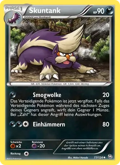 Karte Skuntank aus Hoheit der Drachen, Nummer 77/124