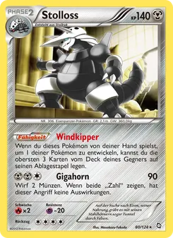 Karte Stolloss aus Hoheit der Drachen, Nummer 80/124