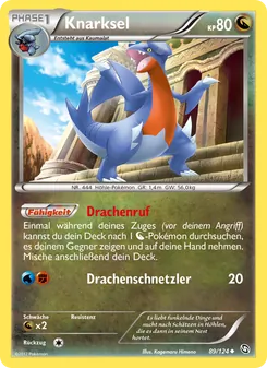 Karte Knarksel aus Hoheit der Drachen, Nummer 89/124