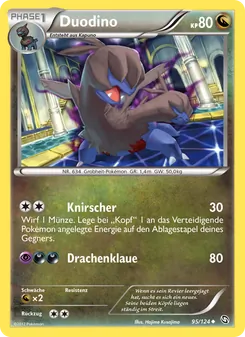 Karte Duodino aus Hoheit der Drachen, Nummer 95/124