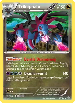 Karte Trikephalo aus Hoheit der Drachen, Nummer 97/124