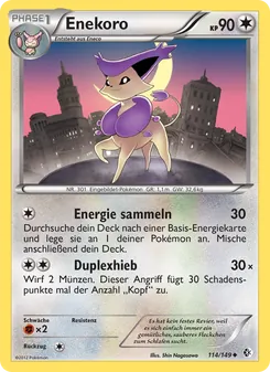 Karte Enekoro aus Überschrittene Schwellen, Nummer 114/149