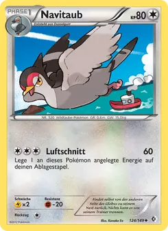 Karte Navitaub aus Überschrittene Schwellen, Nummer 124/149