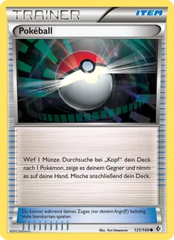 Karte Pokéball aus Überschrittene Schwellen, Nummer 131/149