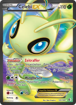 Karte Celebi-EX aus Überschrittene Schwellen, Nummer 141/149