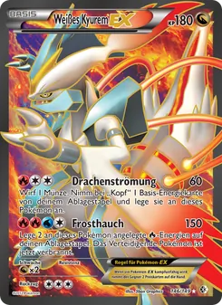 Karte Weißes Kyurem-EX aus Überschrittene Schwellen, Nummer 146/149