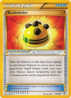Karte Beulenhelm aus Überschrittene Schwellen, Nummer 153/149