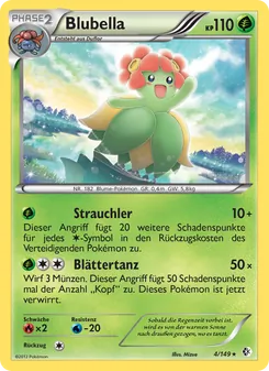 Karte Blubella aus Überschrittene Schwellen, Nummer 4/149