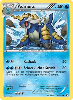 Karte Admurai aus Überschrittene Schwellen, Nummer 41/149