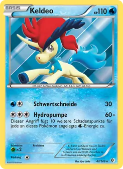 Karte Keldeo aus Überschrittene Schwellen, Nummer 47/149