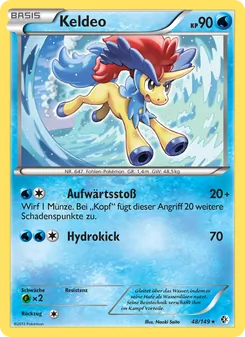 Karte Keldeo aus Überschrittene Schwellen, Nummer 48/149