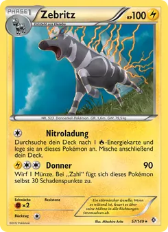 Karte Zebritz aus Überschrittene Schwellen, Nummer 57/149