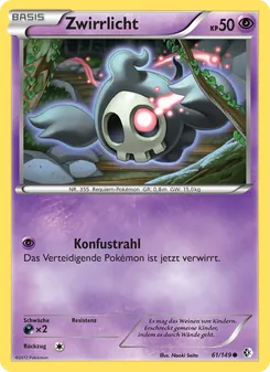 Karte Zwirrlicht aus Überschrittene Schwellen, Nummer 61/149