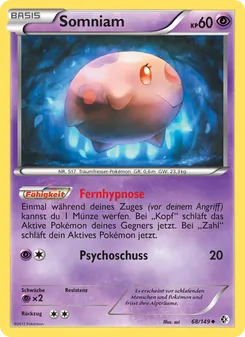 Karte Somniam aus Überschrittene Schwellen, Nummer 68/149