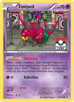 Karte Toxiped aus Überschrittene Schwellen, Nummer 72/149