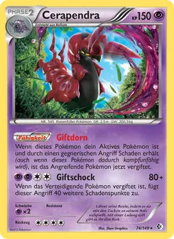 Karte Cerapendra aus Überschrittene Schwellen, Nummer 74/149