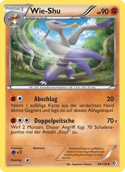 Karte Wie-Shu aus Überschrittene Schwellen, Nummer 88/149