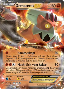 Karte Demeteros-EX aus Überschrittene Schwellen, Nummer 89/149
