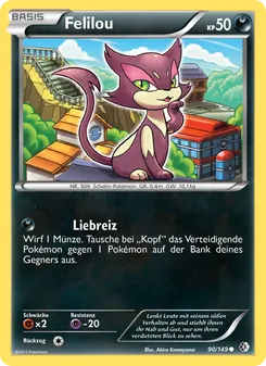 Karte Felilou aus Überschrittene Schwellen, Nummer 90/149