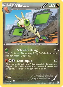 Karte Vibrava aus Überschrittene Schwellen, Nummer 98/149