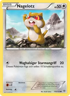 Karte Nagelotz aus Plasma-Sturm, Nummer 110/135
