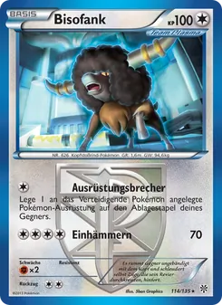 Karte Bisofank aus Plasma-Sturm, Nummer 114/135