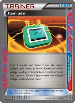 Karte Itemradar aus Plasma-Sturm, Nummer 128/135